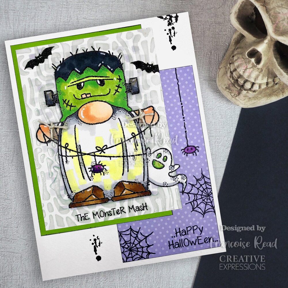 Woodware Pumpkin Gnome Clear Stamps (FRS954) (OUTLET)