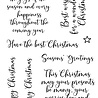 Woodware Loving Christmas Clear Stamps (FRS951) (OUTLET)