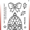 Woodware Christmas Bell Clear Stamps (FRS947) (OUTLET)