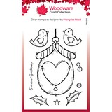 Woodware Christmas Birdhouse Clear Stamps (FRS941) (OUTLET)