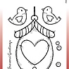 Woodware Christmas Birdhouse Clear Stamps (FRS941) (OUTLET)