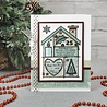 Woodware Christmas House Clear Stamps (FRS940) (OUTLET)