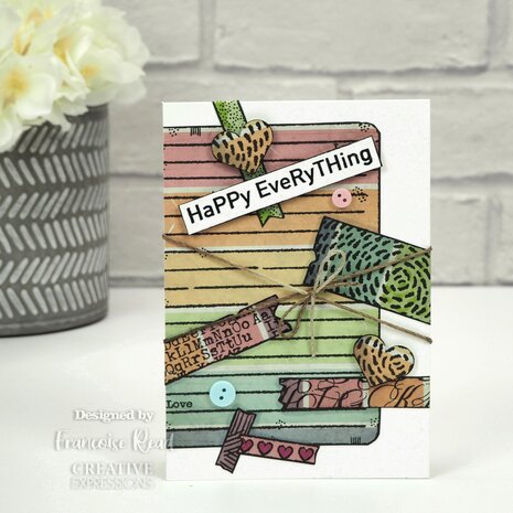 Woodware Happy Everything Clear Stamps (FRS933) (OUTLET)