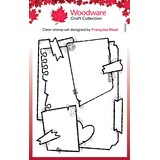Woodware Layered Scraps Clear Stamps (FRS932) (OUTLET)