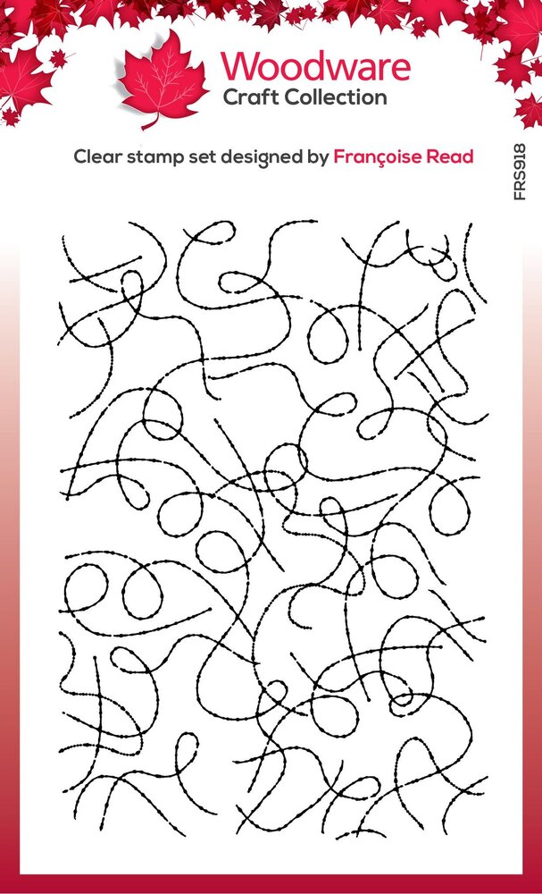 Woodware Threads Clear Stamp (FRS918) (OUTLET)