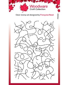 Woodware Threads Clear Stamp (FRS918) (OUTLET)