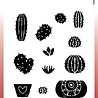 Woodware Build A Cactus Clear Stamp (FRS914) (OUTLET)