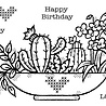 Woodware Plant Display Clear Stamp (FRS912) (OUTLET)