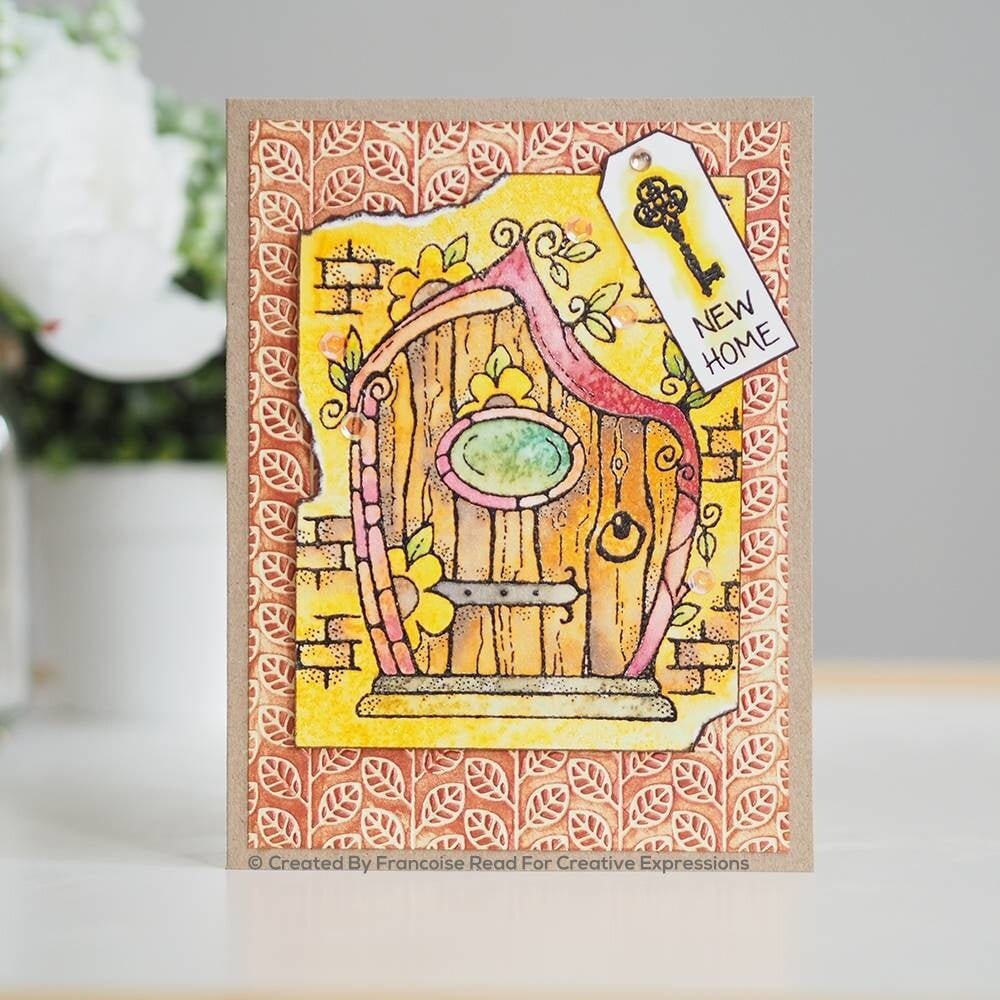 Woodware Fairy Door Clear Stamp (FRS849) (OUTLET) Woodware Fairy Door Clear Stamp (FRS849) (OUTLET)