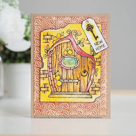 Woodware Fairy Door Clear Stamp (FRS849) (OUTLET) Woodware Fairy Door Clear Stamp (FRS849) (OUTLET)