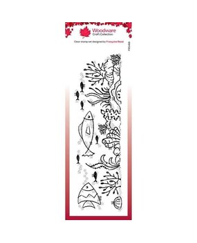 Woodware Coral Reef Clear Stamp (FRS418) (OUTLET)