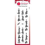 Woodware Boho Sentiments Clear Stamp (FRS394) (OUTLET)