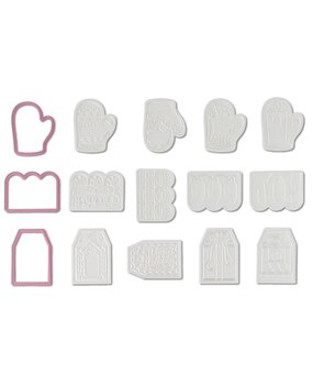 We R Makers Christmas Die and Stamp Shifters Mitt (15pcs) (60001024) (OUTLET)