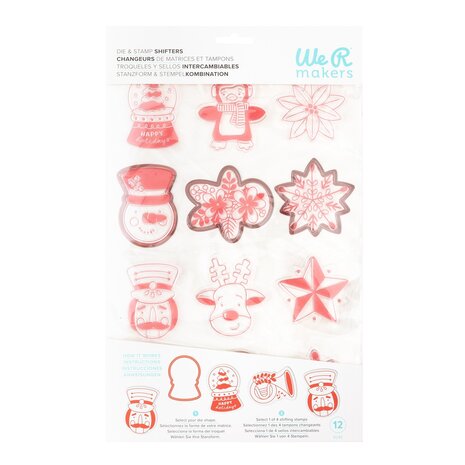 We R Makers Christmas Die and Stamp Shifters Globe (15pcs) (60001023) (OUTLET) We R Makers Christmas Die and Stamp Shifters Globe (15pcs) (60001023) (OUTLET)