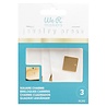 We R Makers Jewelry Press Charms Stainless Steel Square (3pcs) (60000641) (OUTLET)