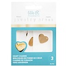 We R Makers Jewelry Press Charms Stainless Steel Heart (3pcs) (60000639) (OUTLET)