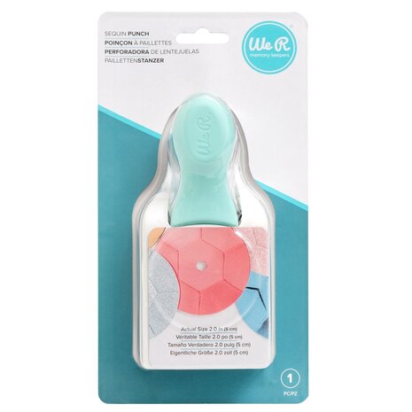 We R Makers Large Sequin 2 Inch Embossing Punch (663156) (OUTLET)