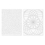 We R Makers Shimelle Revolution Embossing Folder (2pcs) (661205) (OUTLET)