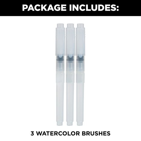 Tulip Tie-Dye Watercolor Brushes (3pcs) (47300) (OUTLET)