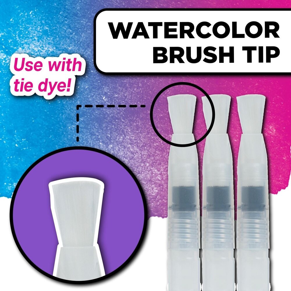 Tulip Tie-Dye Watercolor Brushes (3pcs) (47300) (OUTLET)