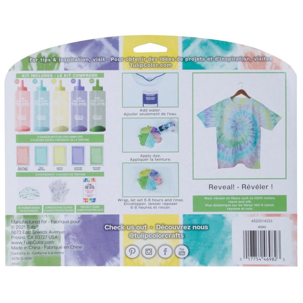 Tulip One-Step Tie-Dye Kit Flower Petals (5pcs) (46982) (OUTLET)