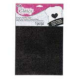 Tulip Iron-On Transfer Sheets Fashion Glitter Black (1pcs) (34404) (OUTLET)