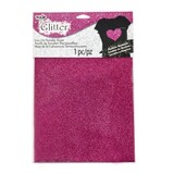 Tulip Iron-On Transfer Sheets Fashion Glitter Pink (1pcs) (32477) (OUTLET)