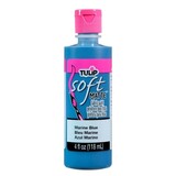 Tulip Matte Brush-On Soft Fabric Paint Marine Blue 4 fl oz (26537) (OUTLET)