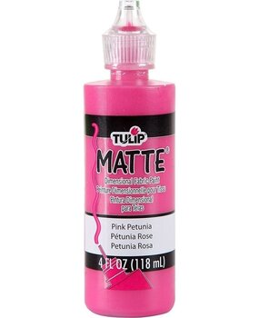 Tulip Matte Dimensional Fabric Paint Pink Petunia 4 fl oz (15557) (OUTLET)