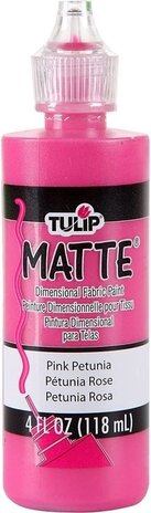 Tulip Matte Dimensional Fabric Paint Pink Petunia 4 fl oz (15557) (OUTLET)