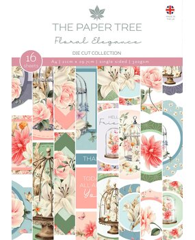 The Paper Tree Floral Elegance A4 Die Cut Collection (PTC1237) (OUTLET)