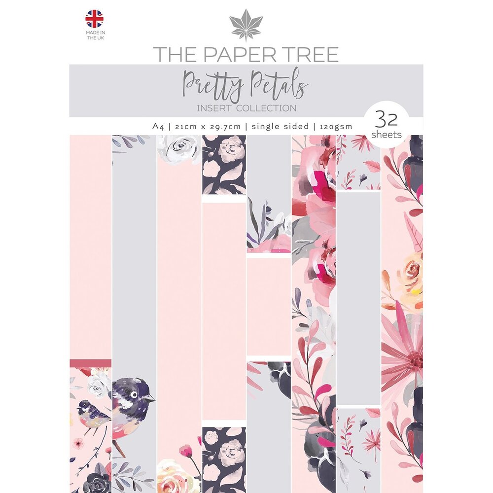 The Paper Tree Pretty Petals A4 Insert Collection (PTC1158) (OUTLET)