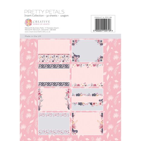 The Paper Tree Pretty Petals A4 Insert Collection (PTC1158) (OUTLET)