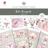 The Paper Tree Boho Bouquets 8x8 Inch Paper Kit (PTC1015) (OUTLET)