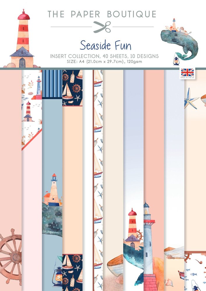 The Paper Boutique Seaside Fun A4 Insert Collection (PB1948) (OUTLET)