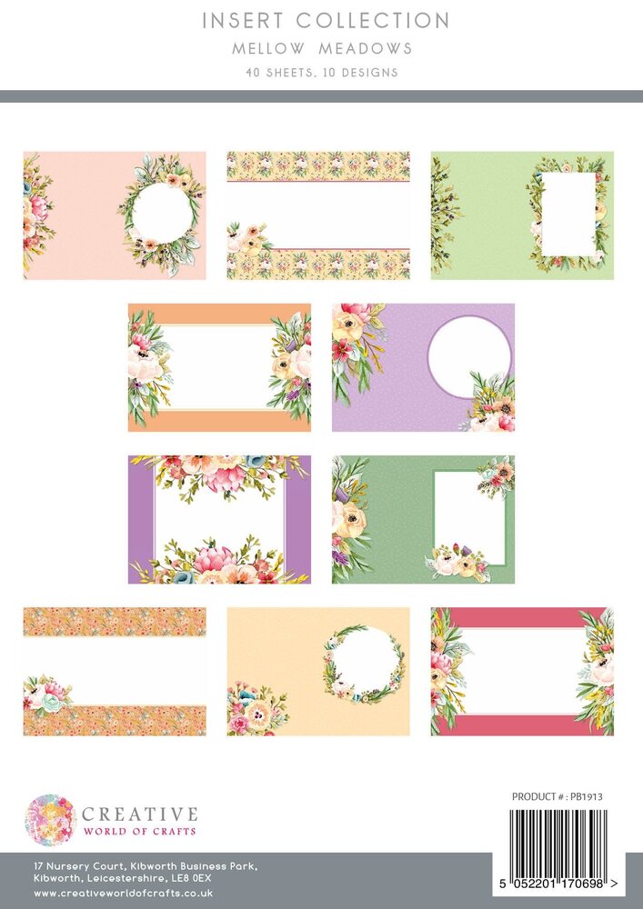 The Paper Boutique Mellow Meadows A4 Insert Collection (PB1913) (OUTLET)