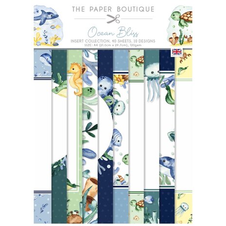 The Paper Boutique Ocean Bliss A4 Insert Collection (PB1889) (OUTLET)