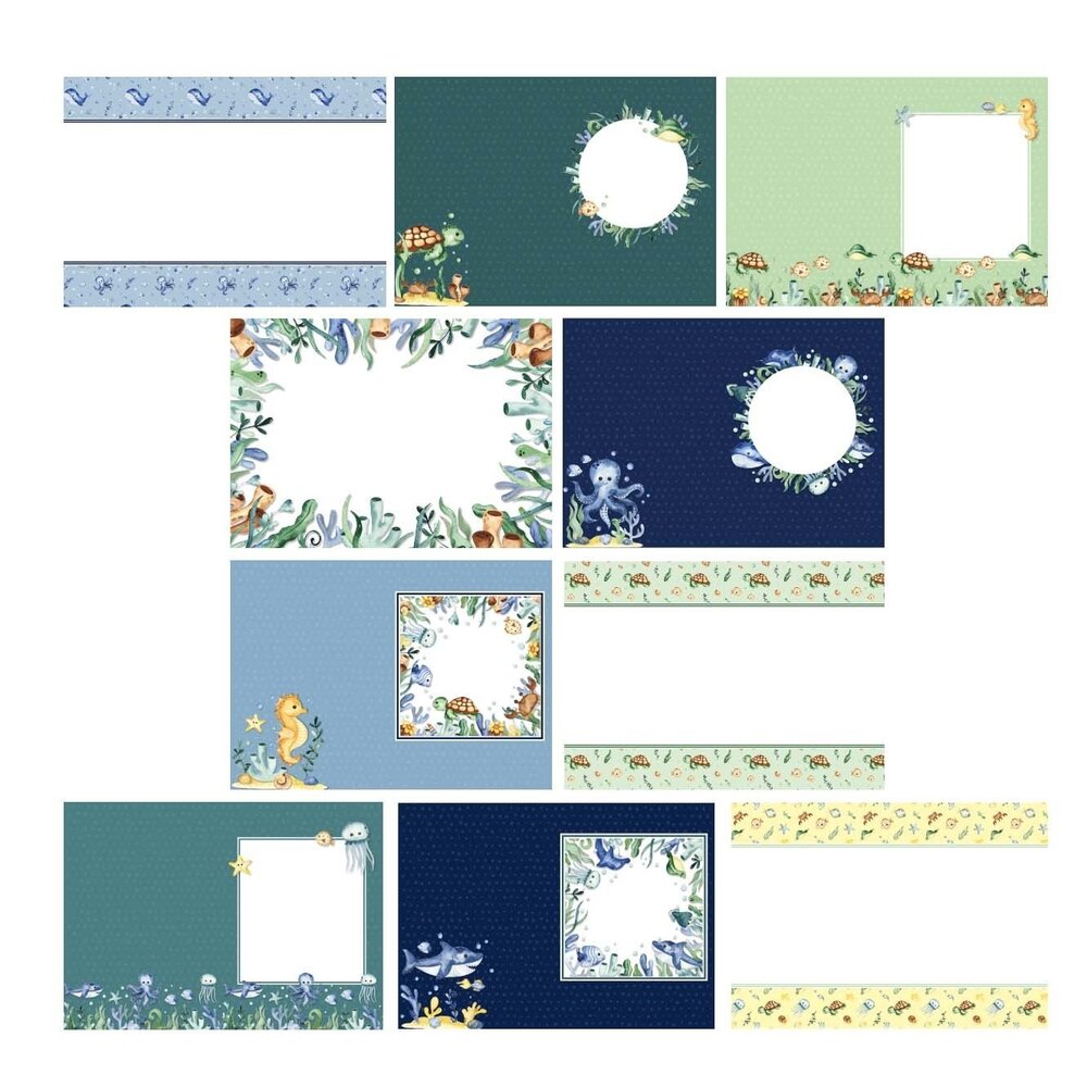 The Paper Boutique Ocean Bliss A4 Insert Collection (PB1889) (OUTLET)