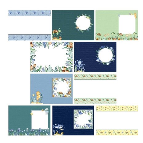 The Paper Boutique Ocean Bliss A4 Insert Collection (PB1889) (OUTLET)