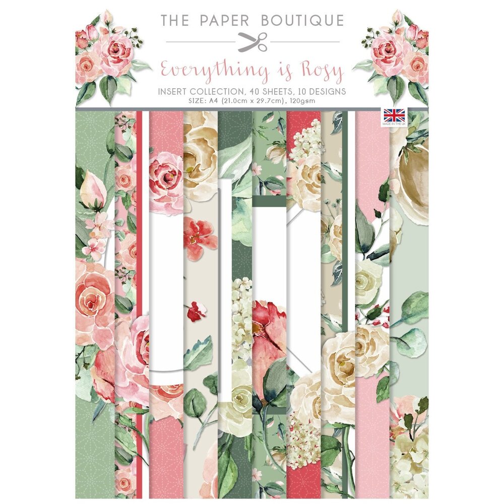 The Paper Boutique Everything is Rosy A4 Insert Collection (PB1884) (OUTLET)