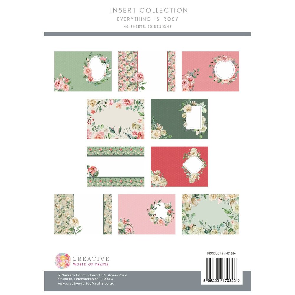The Paper Boutique Everything is Rosy A4 Insert Collection (PB1884) (OUTLET)