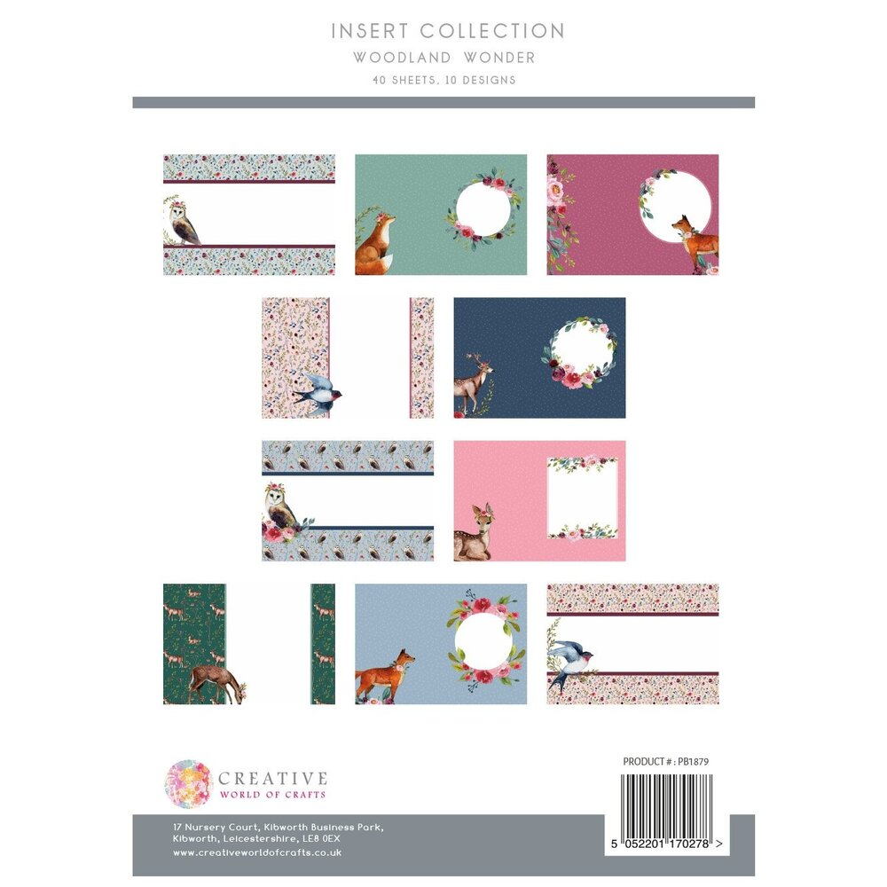 The Paper Boutique Woodland Wonder A4 Insert Collection (PB1879) (OUTLET)