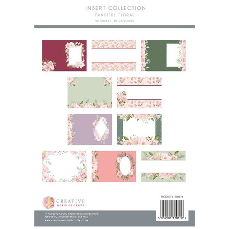 The Paper Boutique Fanciful Florals A4 Insert Collection (PB1874) (OUTLET)