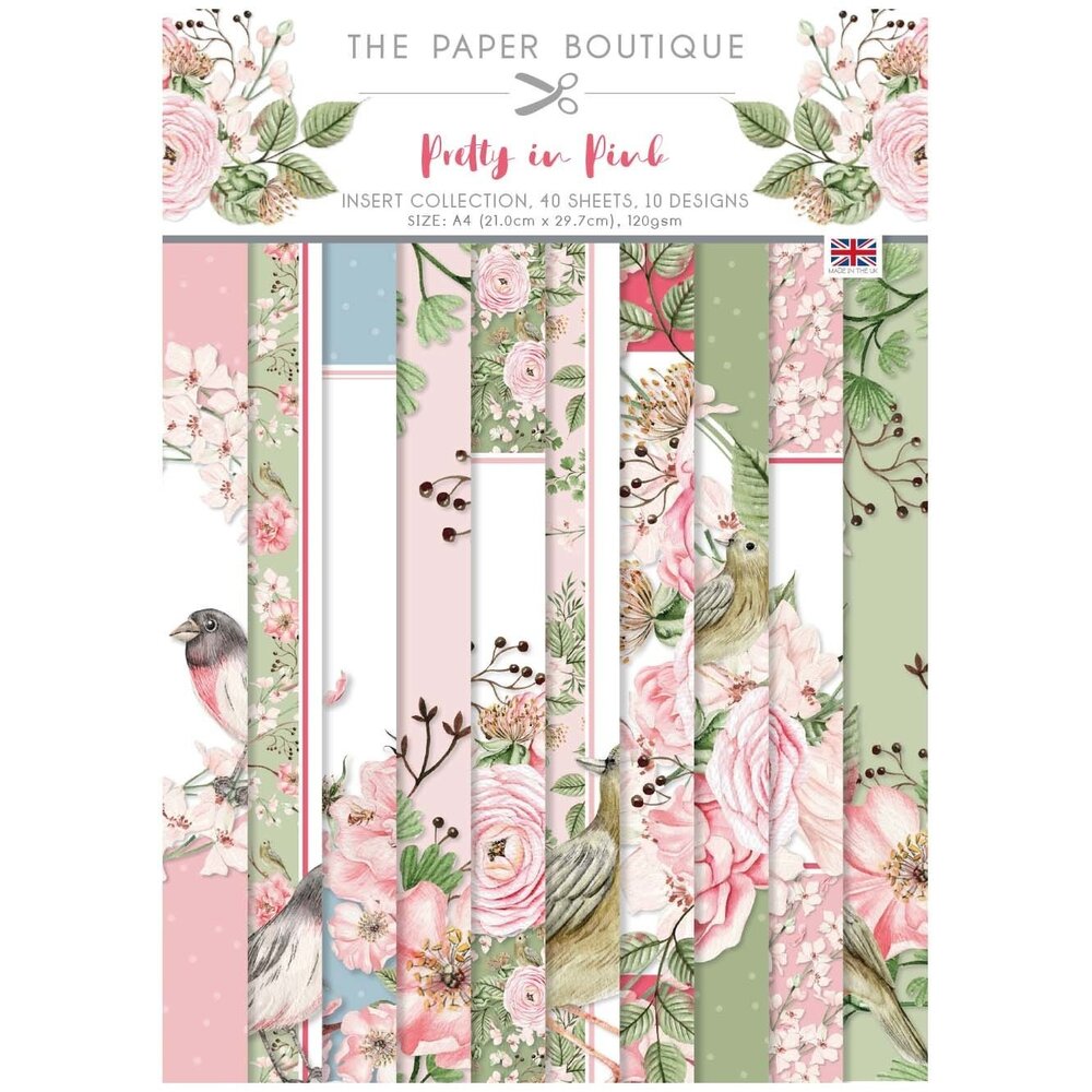 The Paper Boutique Pretty in Pink A4 Insert Collection (PB1838) (OUTLET)