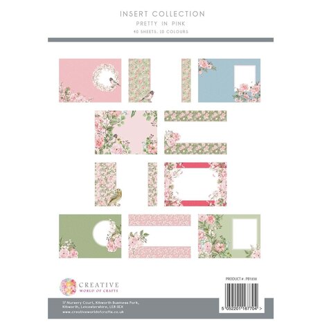 The Paper Boutique Pretty in Pink A4 Insert Collection (PB1838) (OUTLET)
