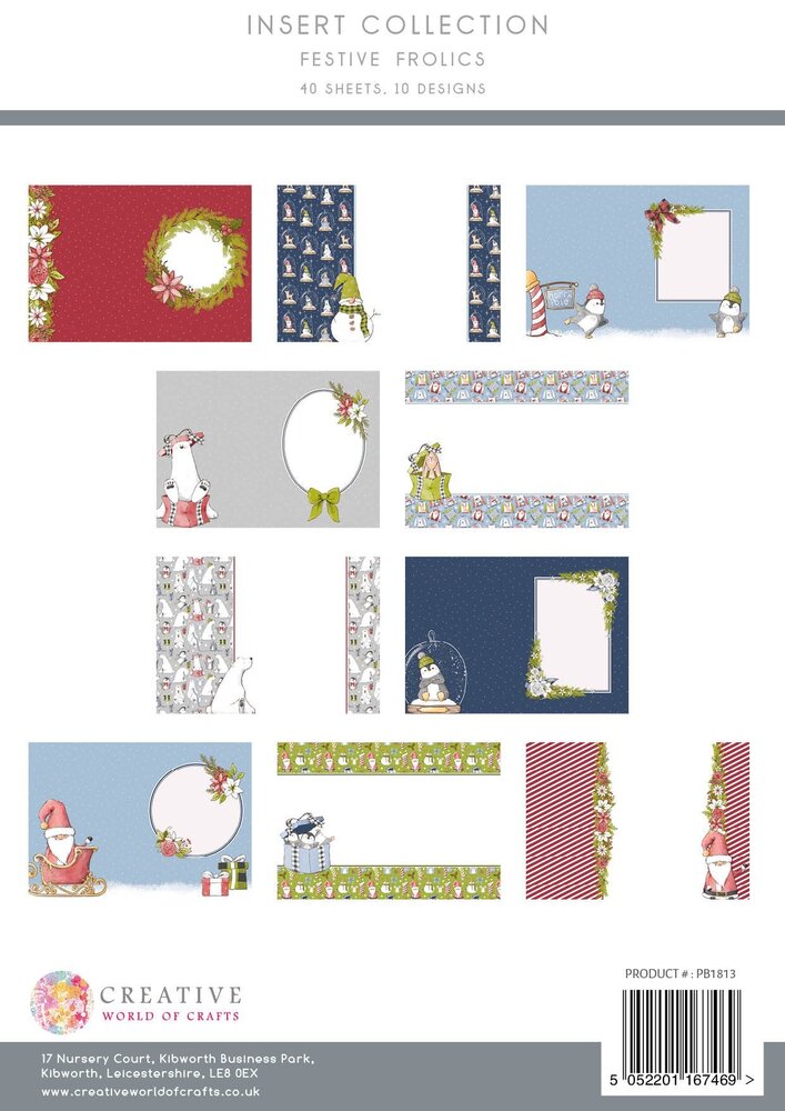 The Paper Boutique Festive Frolics A4 Insert Collection (PB1813) (OUTLET)