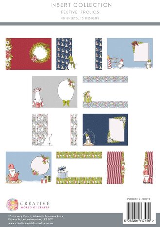 The Paper Boutique Festive Frolics A4 Insert Collection (PB1813) (OUTLET)