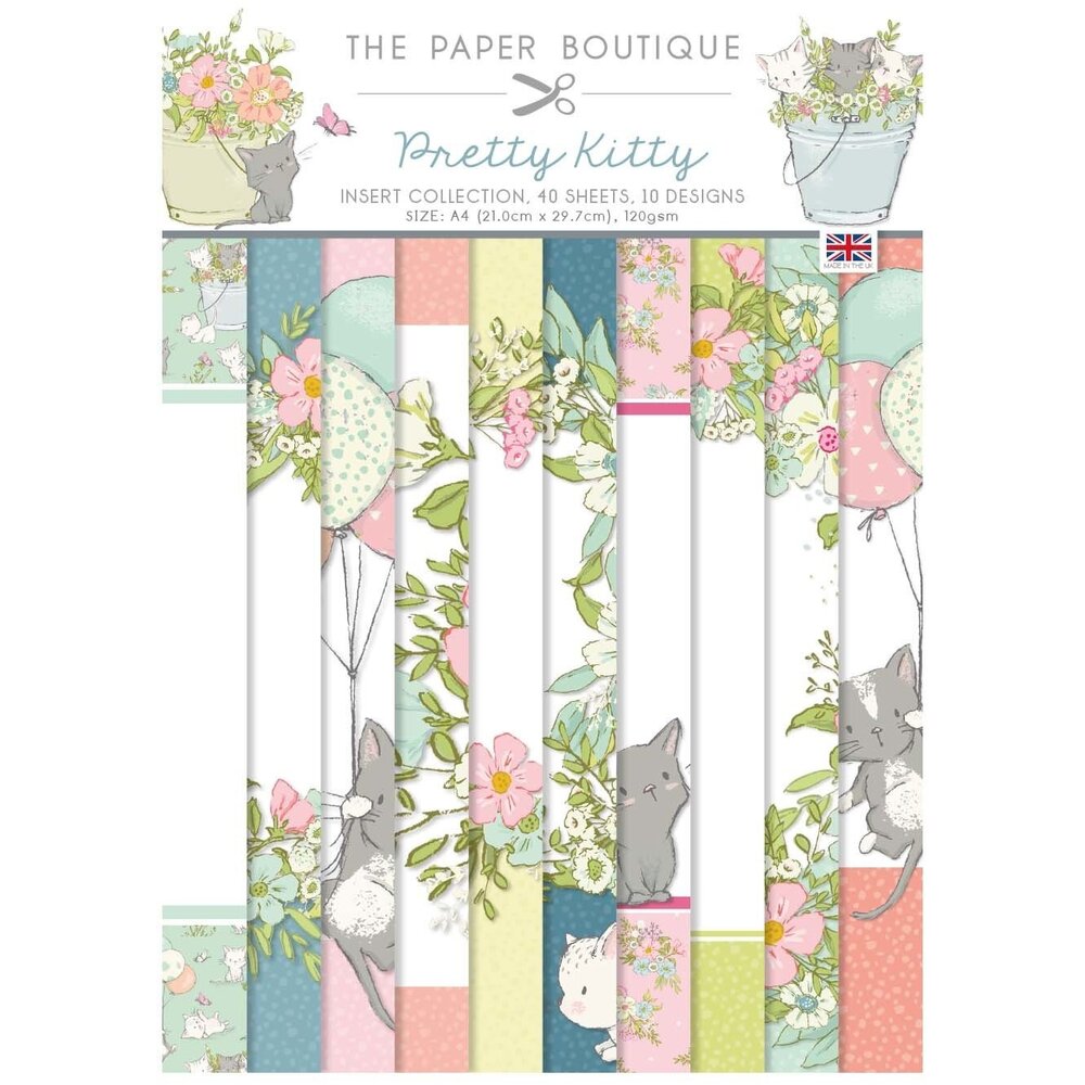 The Paper Boutique Pretty Kitty A4 Insert Collection (PB1791) (OUTLET)