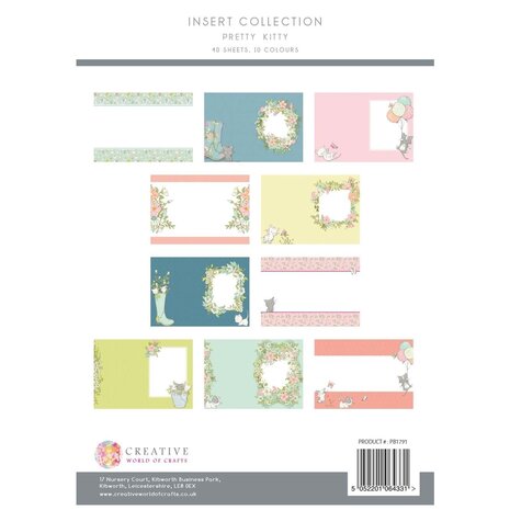 The Paper Boutique Pretty Kitty A4 Insert Collection (PB1791) (OUTLET)