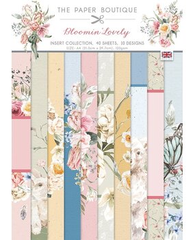 The Paper Boutique Bloomin Lovely A4 Insert Collection (PB1767) (OUTLET)